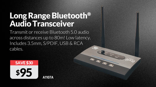 Audio Transmitter & Receiver High Power Bluetooth V5.0 A1107A