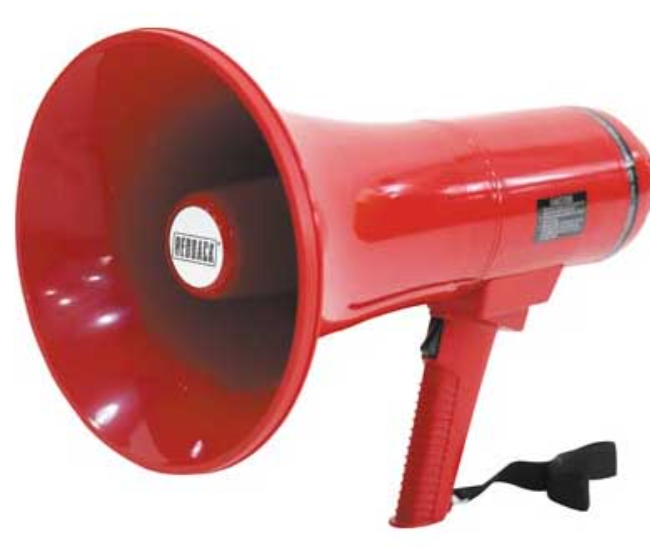 Megaphone PA Public Address 25W (35W Max) Red A1980B