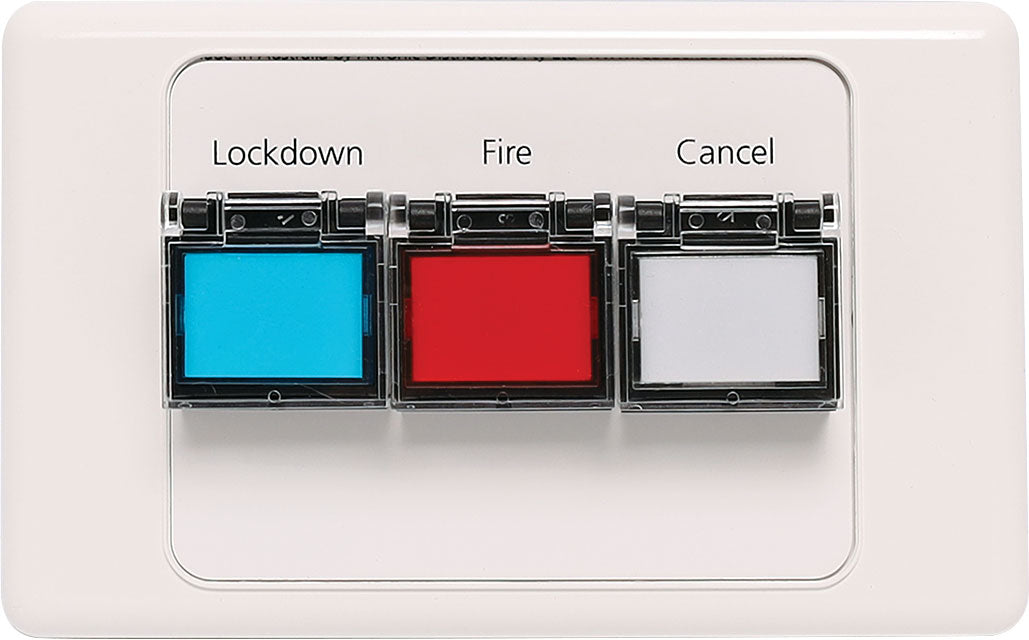 Lockdown / Fire / Cancel Remote Wall Plate A2064