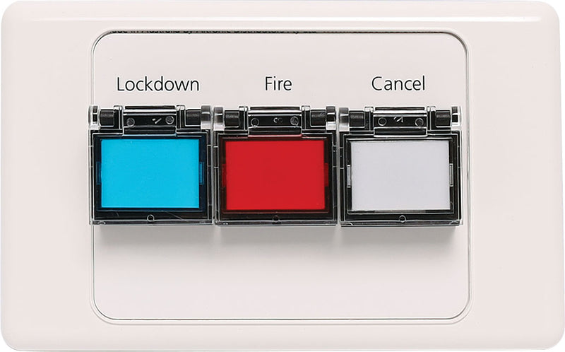 Lockdown / Fire / Cancel Remote Wall Plate A2064