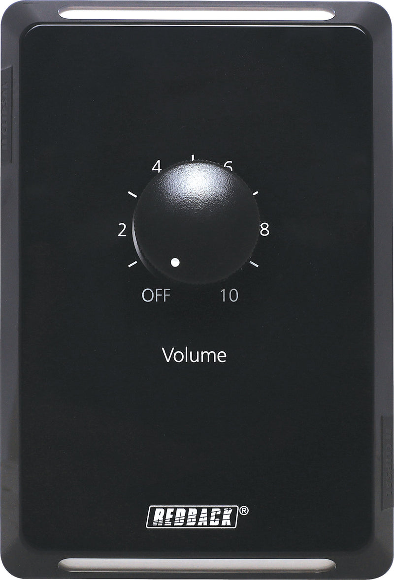 Volume Control 10W 100V Line Clipsal Pro - Vertical Black A2233A