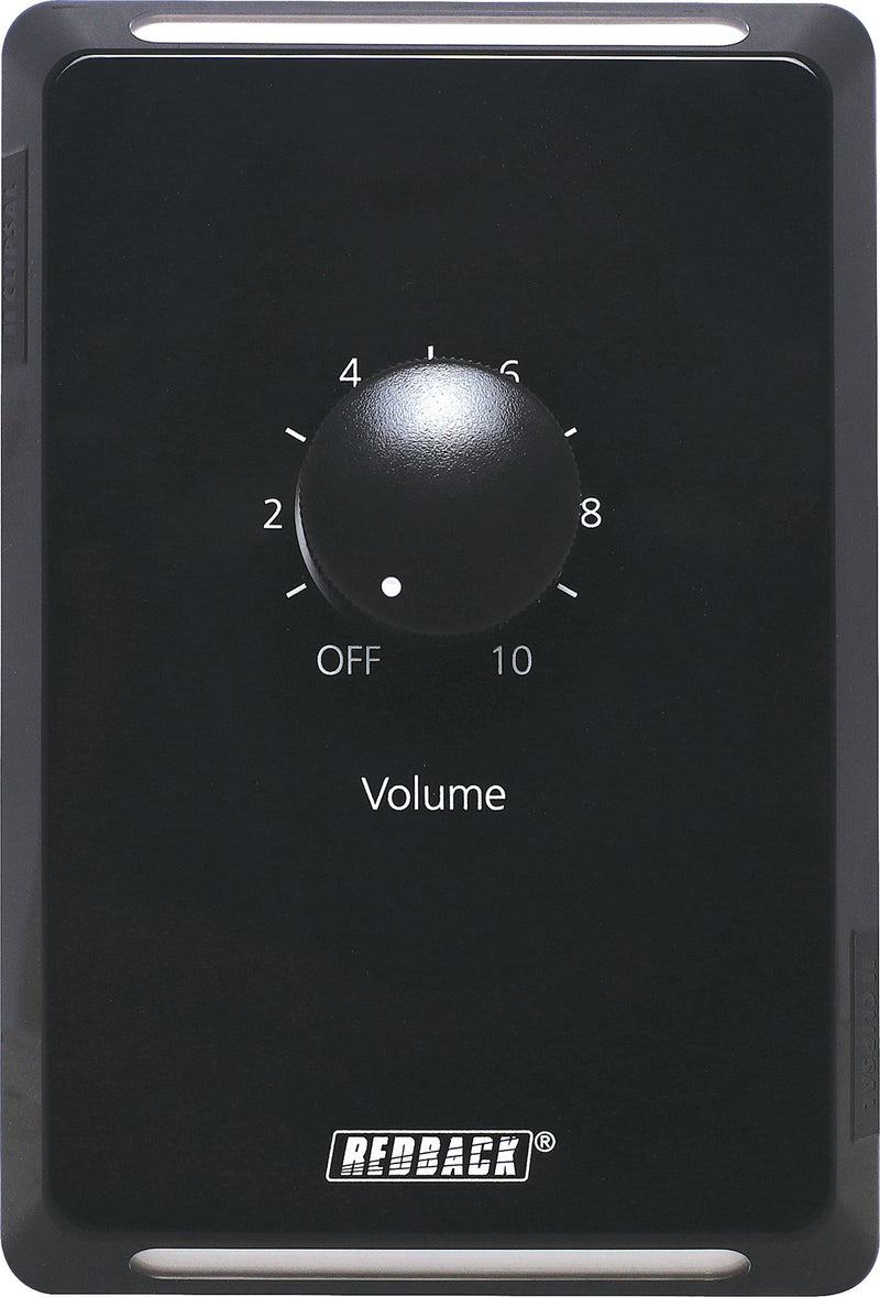 Volume Control 40W 100V Line Clipsal Pro - Vertical Black A2237