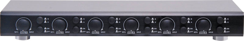 6 Zone 100W Speaker Switcher with Volume Control A2387