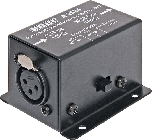 Signal Processors Line Isolation Transformer 10k ohms to 10k ohms XLR A2524