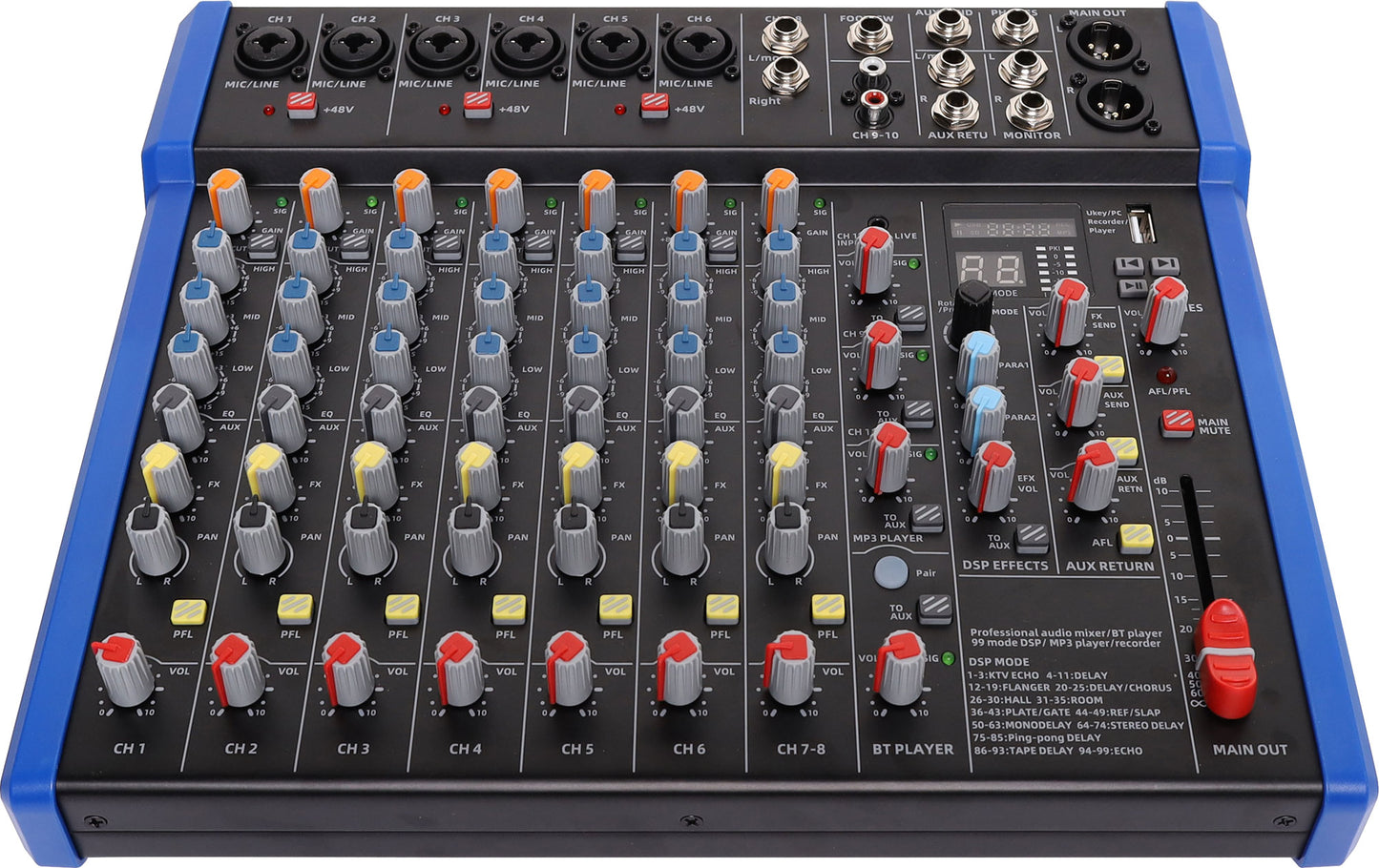 Mixing Desk 14 Channel With Bluetooth A2655