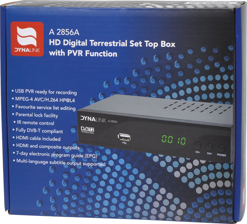 HD Digital Terrestrial Set Top Box with PVR Function A2856A