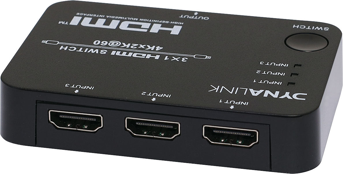 HDMI 3 Way Switcher V2.0 4K With Remote Control A3087C