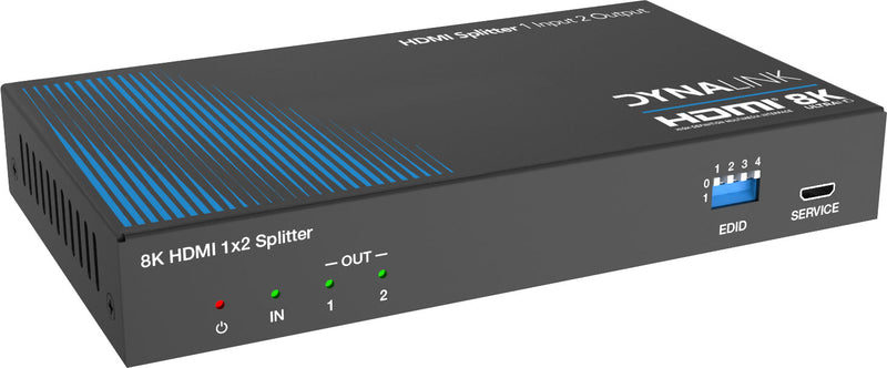 HDMI V2.1 Splitter 8K 60Hz 48GBps 2 Way A3106