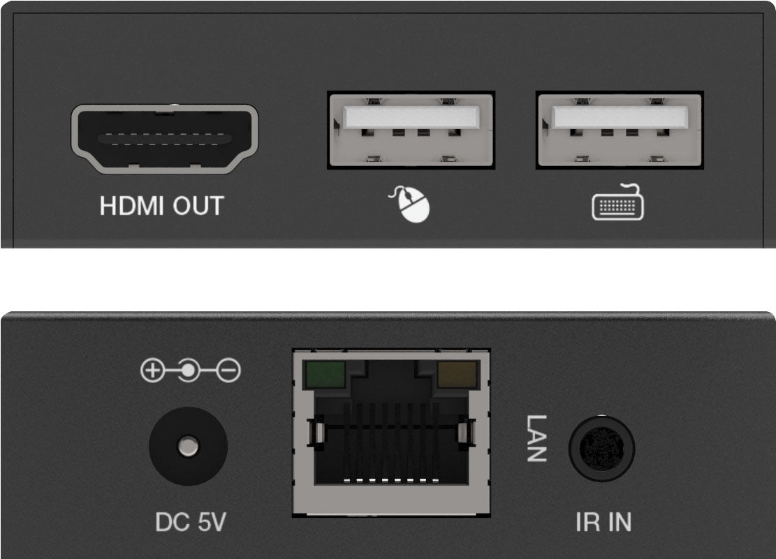 AV Repeaters & Extenders HDMI USB KVM Over IP Extender  - Decoder A3111