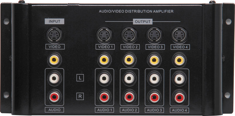 4 Way Composite/S-Video AV Distribution Amp A3126