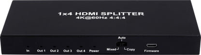 HDMI Splitter 4K 1x4 V2.0 18GBps Bandwidth A3135F