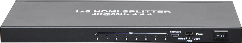 HDMI Splitter 8 Way V2.0 18GBps Bandwidth A3136C