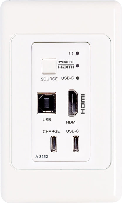 Hdmi / Usb-c Hdbaset Cat6 Extender System With Usb Kvm A3252