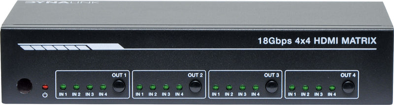 HDMI Switcher 4x4 HDMI 2.0 18Gbps Matrix Switcher A3443B