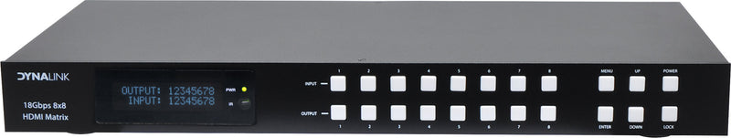 HDMI Switcher 4k 8 In To 8 Out Audio HDMI Matrix Switcher A3449B