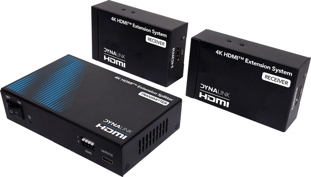 Hdmi Splitter Cat 6 2 Way Splitter Balun Extender System A4133