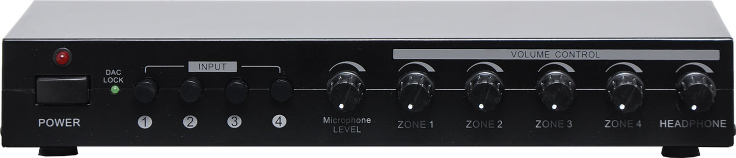 Amplifier 4 Input 4 Zone 30W Stereo Amplifier A4199