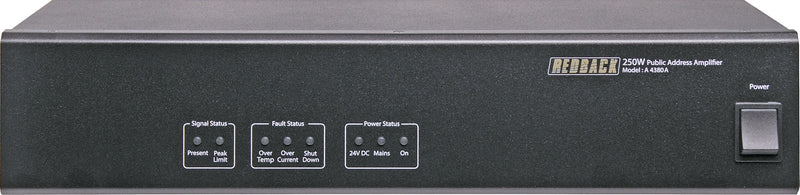 250W Public Address (PA) Power Amplifier A4380A