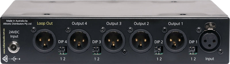 Audio Distributor 1 In To 4 Out A4414