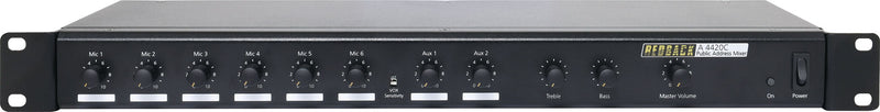 8 Channel Public Address (PA) Mixer A4420C