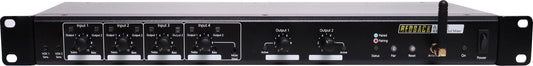 Redback 4 Input, 2 Output Pa Mixer With Bluetooth A4423
