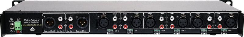 Public Address (PA) Mixer 6 Input, 2 Output A4424