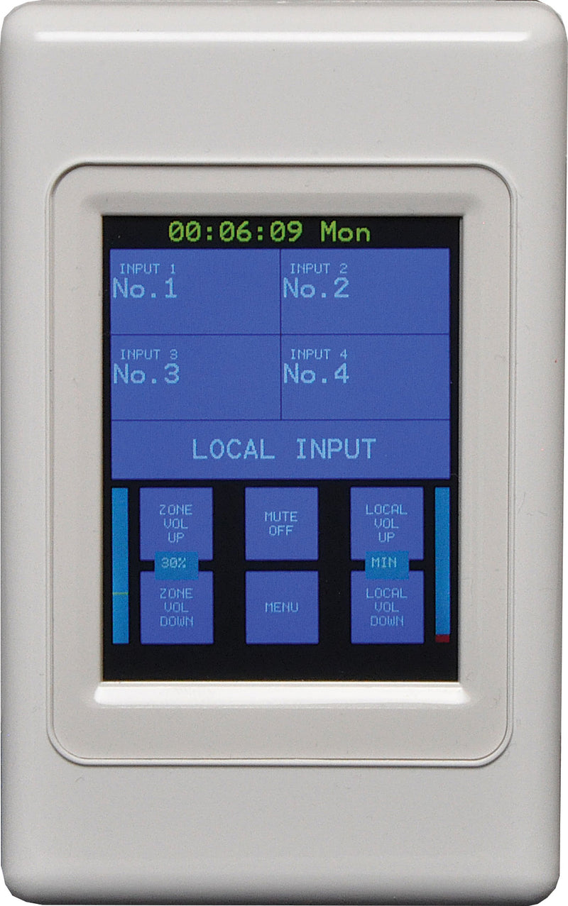 Touchscreen Source Switching Wallplate suits A 4432 A4433