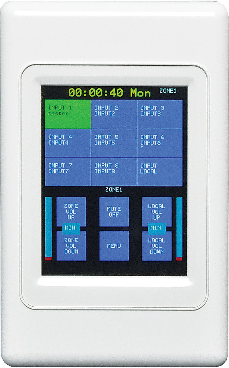 Touchscreen Source Switching Wall Plate to suit A4480B A4495