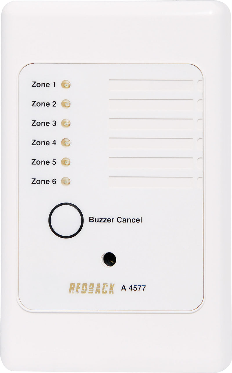 6 Zone Universal Remote Alarm Wallplate A4577