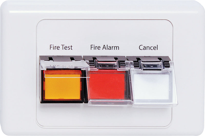 Fire Alarm Test Wallplate to suit A4565A or A4595A A4597