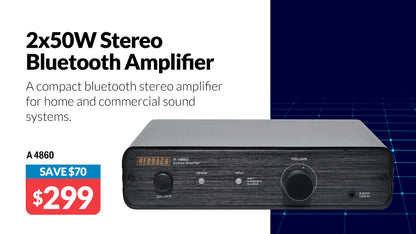 Amplifier 2 x 50 Watt Bluetooth A4860