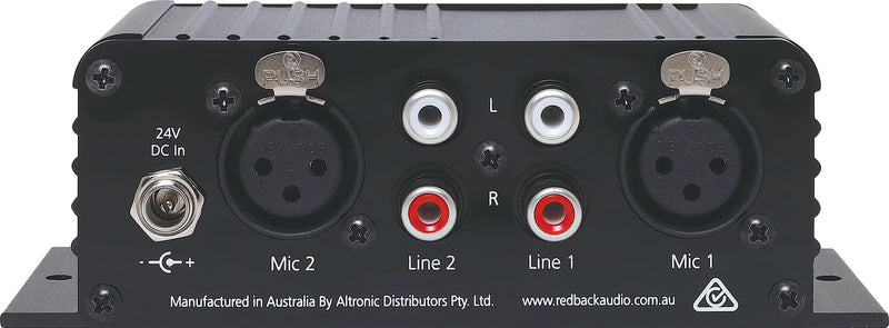 2 Input Mini Mixer With Vox Muting (XLR) A4915