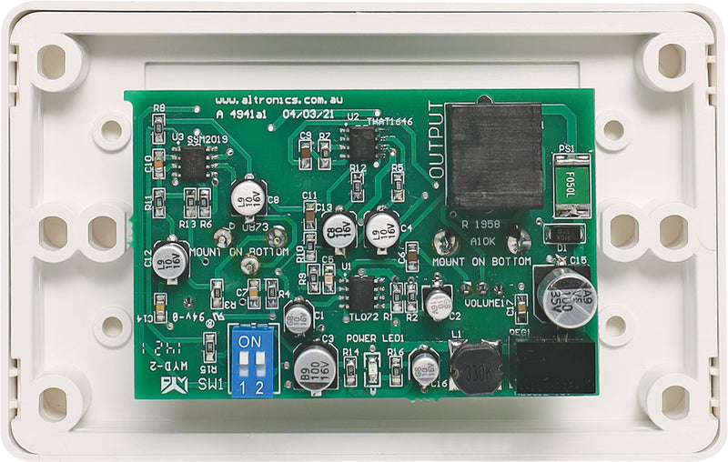 3 Pin XLR Transmitter Wallplate A4941