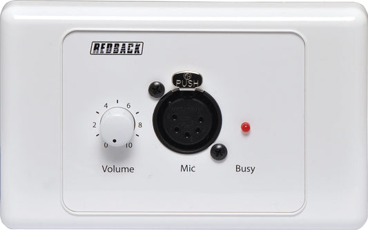 Wall Plate 5 Pin XLR PTT Microphone UTP Transmitter A5138