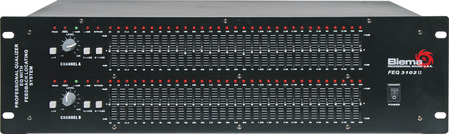 EQ With Feedback Detection 2 Channel 31 Band A5332