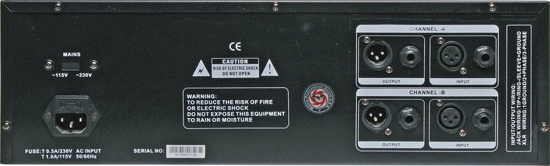 2 Channel 31 Band EQ With Feedback Detection A5332