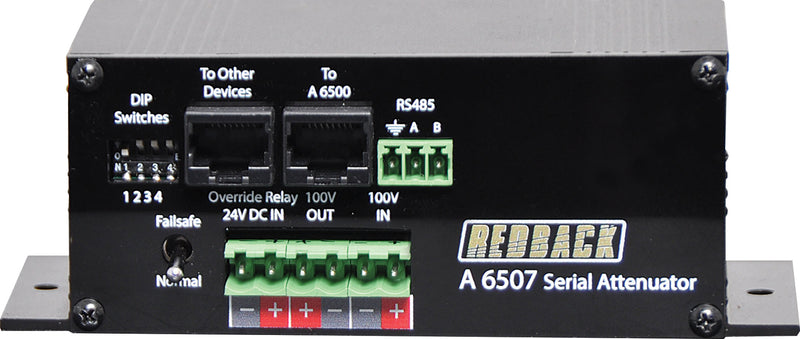 RS485 Serial 100V Line Attenuator A6507