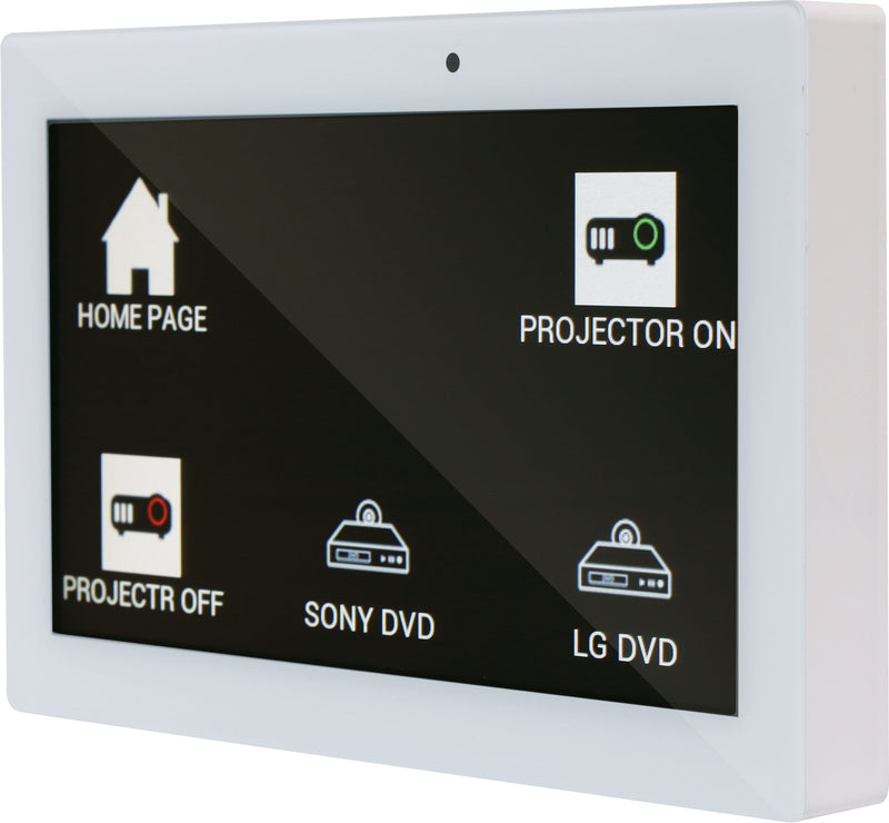 Programmable Universal 7" Touchscreen Wallplate - White A6531