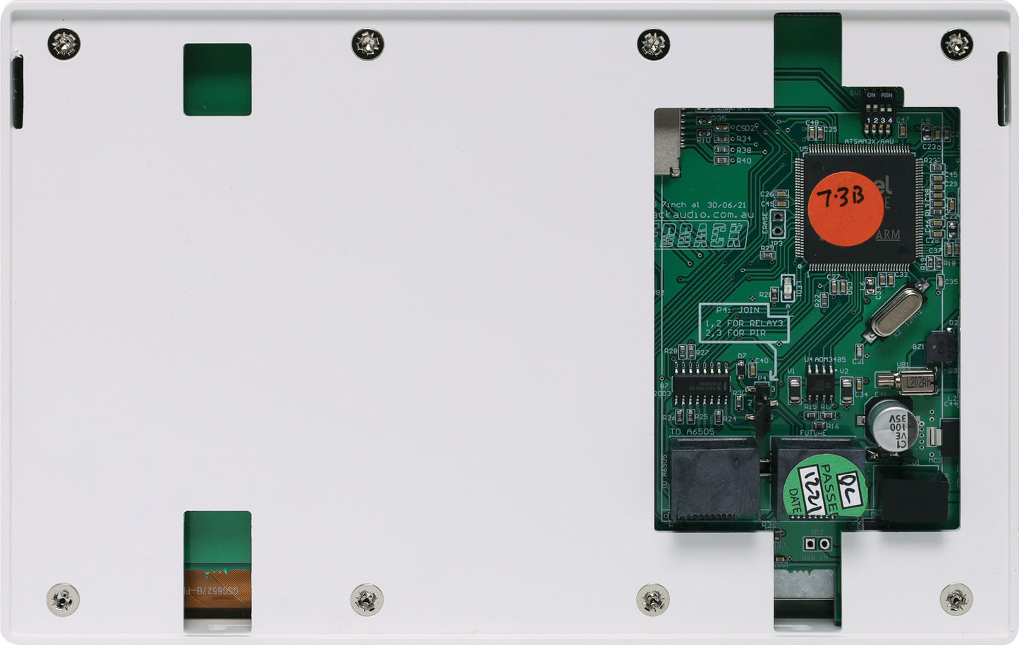 Matrix Mixers Programmable Universal 7" Touchscreen Wallplate White A6531