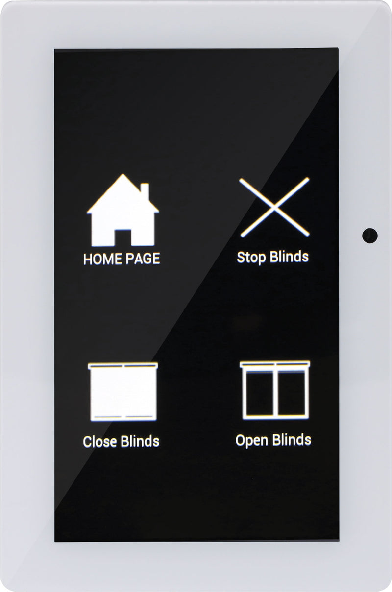 Programmable Universal 4.3" Touchscreen Wallplate - White A6541