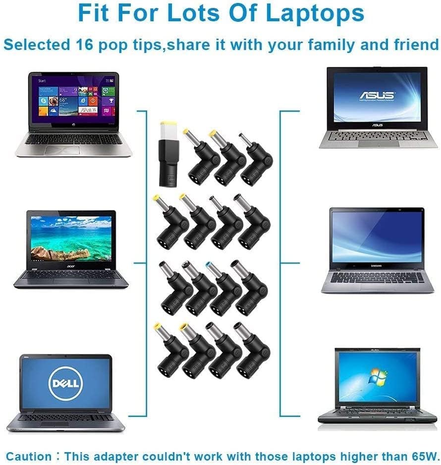 Mains Laptop Power Supply 19v 65W 3.42A 3mm X 1.1mm A65W