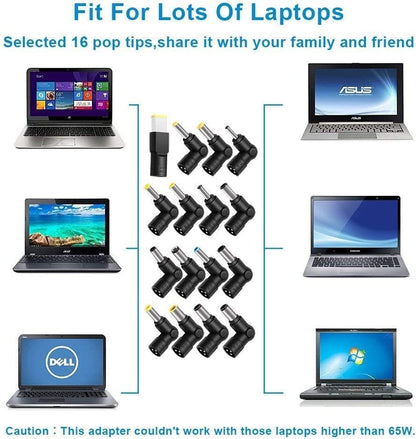 Mains Laptop Power Supply 19v 65W 3.42A 3mm X 1.1mm A65W