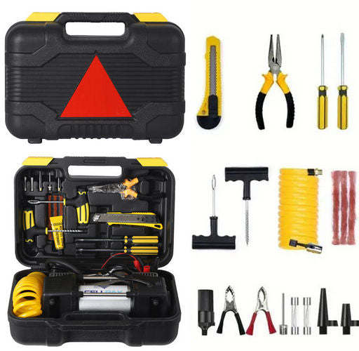 Portable Air Compressor 12v 150psi Tool Kit AC601