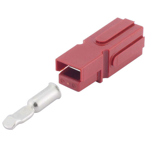 Anderson PP75 Plug Kit 1 Way 75 Amp 6AWG Contact Red AND1300G3