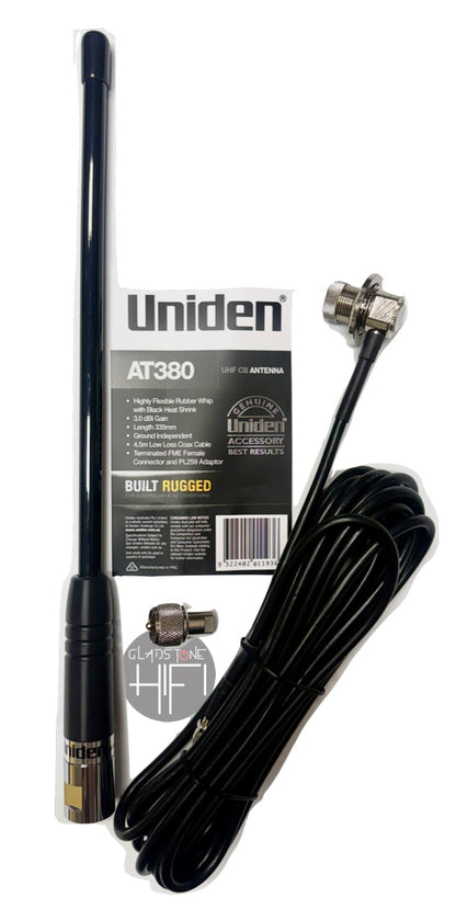 Uniden 3DB UHF CB Flexible Antenna Kit AT380