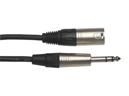 Australian Monitor Patch Lead XlR Male-6.35mm Stereo Male 0.9m ATC7034