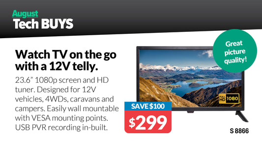 Dynalink Digital Television 23.6” (60cm) 12 Volt LED Full HD S8866