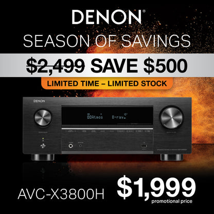 Denon AVC-X3800H 8K 9.4 Channel Receiver AVCX3800H