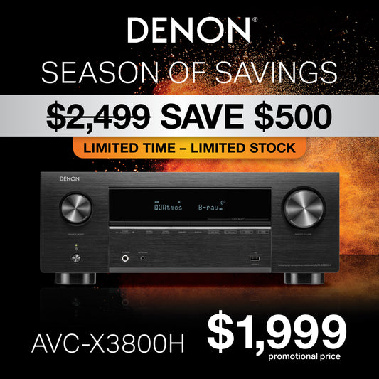 Denon AVC-X3800H 8K 9.4 Channel Receiver AVCX3800H