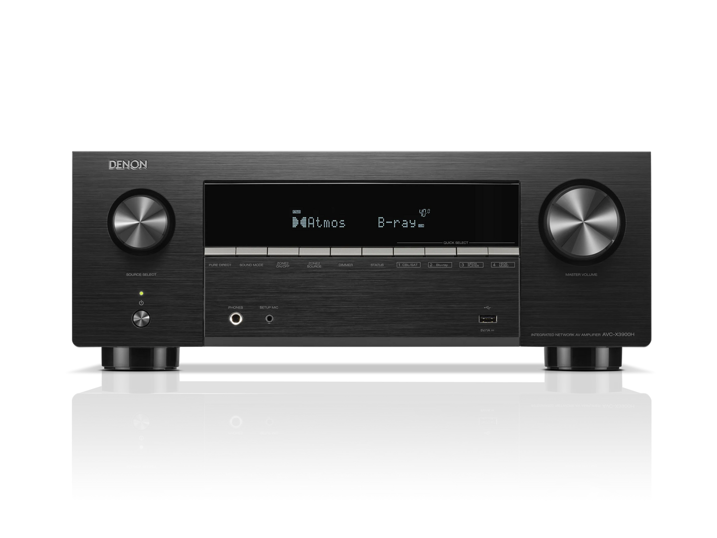 Denon Cinema Amplifier 9.4ch 9x105w 6x8k Hdmi 4xsub Pre Out AVC-X3900H